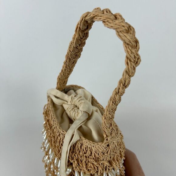 Mini‎ Embellished Pearl Bucket Bag - A New Day New With Tags NWT - Picture 5 of 9